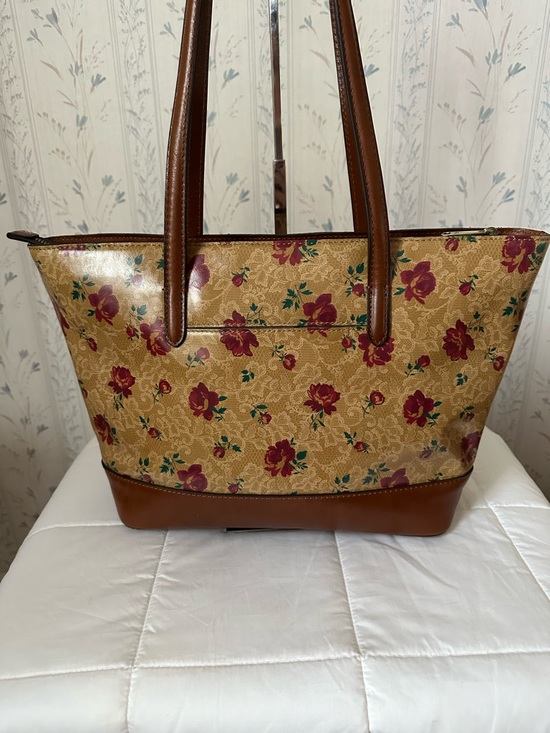 Patricia Nash Leather Floral Tote - Picture 2 of 15